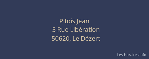 Pitois Jean