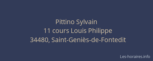 Pittino Sylvain