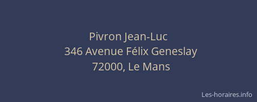 Pivron Jean-Luc