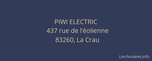 PIWI ELECTRIC
