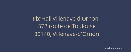 Pix'Hall Villenave d'Ornon