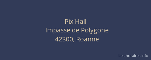 Pix'Hall