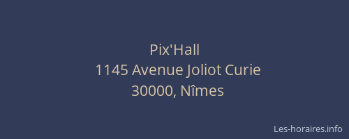 Pix'Hall