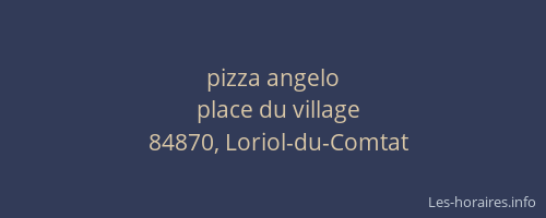 pizza angelo