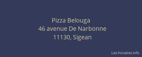 Pizza Belouga