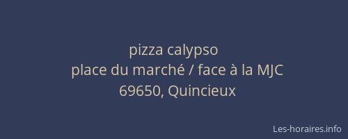 pizza calypso