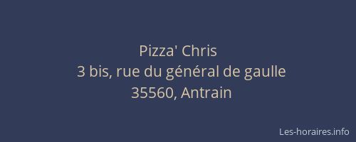 Pizza' Chris