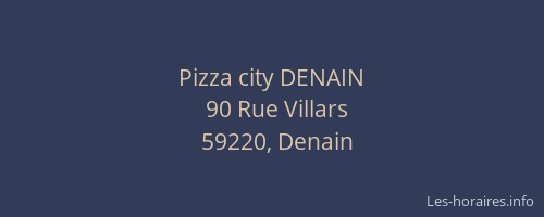 Pizza city DENAIN