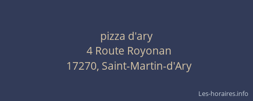 pizza d'ary