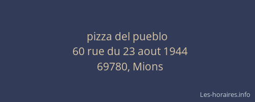 pizza del pueblo