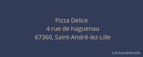 Pizza Delice
