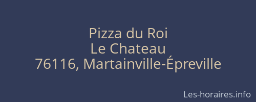 Pizza du Roi
