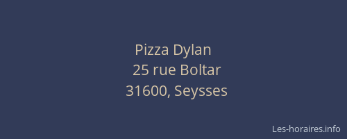 Pizza Dylan