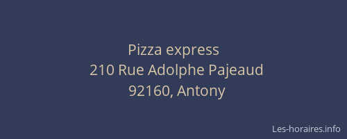 Pizza express