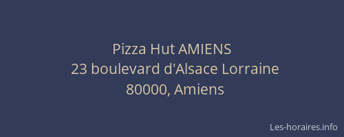 Pizza Hut AMIENS