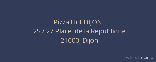 Pizza Hut DIJON