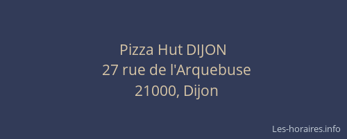 Pizza Hut DIJON