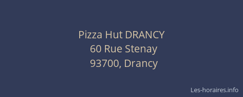 Pizza Hut DRANCY