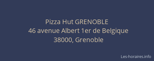 Pizza Hut GRENOBLE