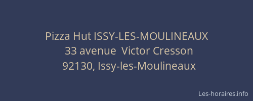 Pizza Hut ISSY-LES-MOULINEAUX