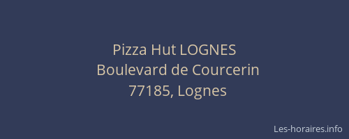 Pizza Hut LOGNES