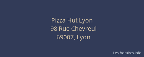 Pizza Hut Lyon