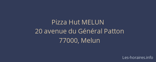 Pizza Hut MELUN