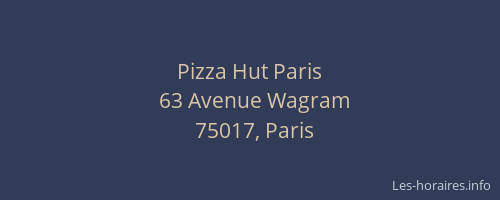 Pizza Hut Paris