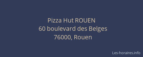 Pizza Hut ROUEN