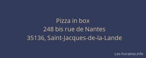 Pizza in box