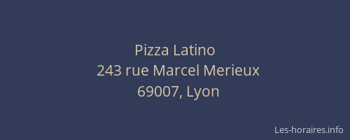 Pizza Latino