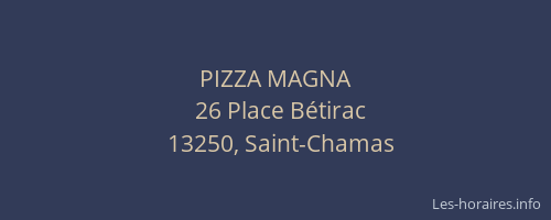 PIZZA MAGNA