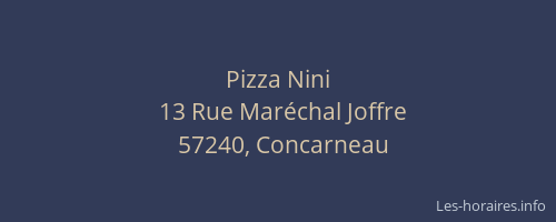Pizza Nini