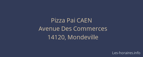 Pizza Pai CAEN