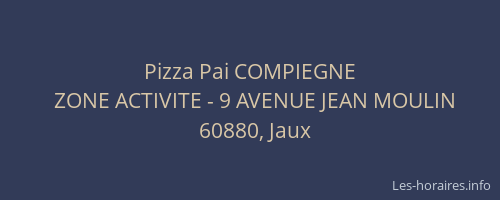 Pizza Pai COMPIEGNE