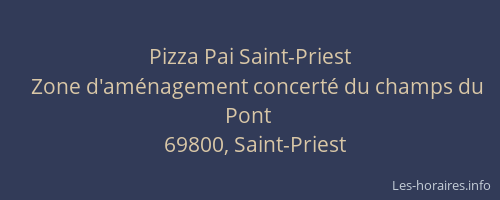 Pizza Pai Saint-Priest