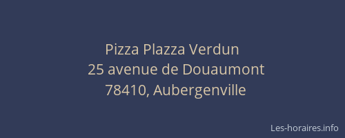 Pizza Plazza Verdun