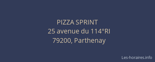 PIZZA SPRINT