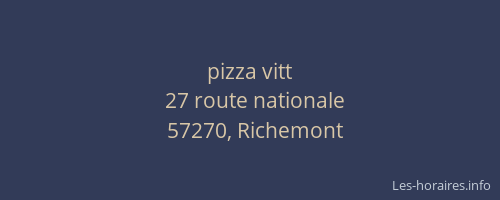 pizza vitt