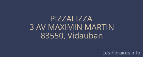 PIZZALIZZA