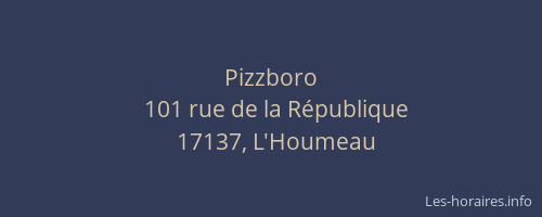 Pizzboro