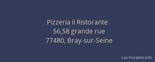 Pizzeria il Ristorante