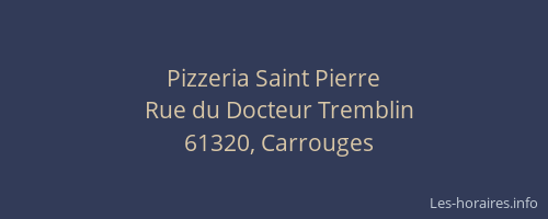 Pizzeria Saint Pierre