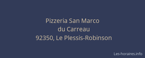 Pizzeria San Marco