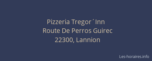 Pizzeria Tregor´Inn