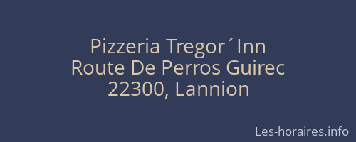Pizzeria Tregor´Inn