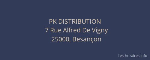 PK DISTRIBUTION
