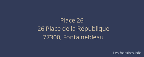 Place 26