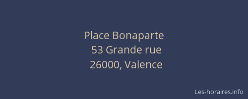 Place Bonaparte