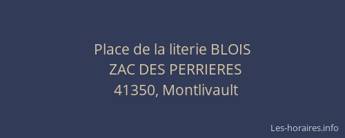 Place de la literie BLOIS